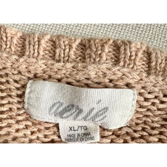 All-Seasons Aerie Tan V-Neck Sweater in XL - Picture 5 of 6